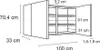 Optifit Hängeschrank Bengt932 BxTxH 100 x 34,9 x 70,4 cm Produktbild-Vorschau 5