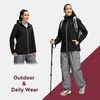 BUBW Damen Softshelljacke wasser- und winddicht mit Kapuze Produktbild-Vorschau 5