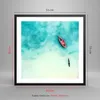 Gerahmtes Poster - Schwarzer Rahmen - Insel Boot Schiff Produktbild-Vorschau 5