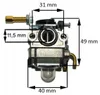 Vergaser für Einhell BG-PT 2538 Motorsense Freischneider Produktbild-Vorschau 4