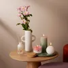 Bolsius - Candela a sfera rustica - Ø76mm - Verde giada - Anteprima dell’immagine prodotto 3