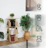 Scaffale Relaxdays, girevole a 360 gradi, 3 ripiani, Anteprima dell’immagine prodotto 3