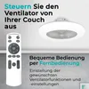 Noaton® Deckenventilator mit Beleuchtung 11055W Callisto, Produktbild-Vorschau 9