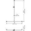HEWI 900.35.462XA 92 Duschhdl., d:32/32, A1=1250mm, Produktbild-Vorschau 2