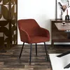 Fauteuil Cotele Scott Terracotta - Lot De 2 Voir les images du produit 8