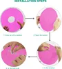 10 Stuecke Papier Laterne Lampions 10" (25 cm) Rosa Rot, Produktbild-Vorschau 1