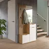 Simple Flurgarderoben Set in Artisan Eiche Optik, Weiß - Produktbild-Vorschau 2
