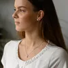 MATERIA Damen Kettenanhänger Perle weiß mit Zirkonia aus Produktbild-Vorschau 3