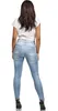 Tazzio Damen Skinny Fit High Waist Jeans F101 (Hellblau, Produktbild-Vorschau 3