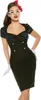 Vintage-Kleid im Pin-Up-Stil - Grösse: 2XL - Farbe: schwarz Produktbild-Vorschau 1