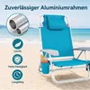 COSTWAY 2 strandstoelen, inklapbaar, campingstoelen met Productafbeelding-voorbeeld 5