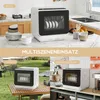 HOMCOM Mini Geschirrspüler Freistehend Tischgeschirrspüler Produktbild-Vorschau 9