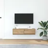 vidaXL - Mobile TV in legno effetto legno artigianale, 100 Anteprima dell’immagine prodotto 4
