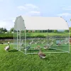 LARS360 Kompakter Hühnerstall 3x2m – Metall Freigehege mit Produktbild-Vorschau 10