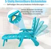 COSTWAY leżak na kółkach, rozkładany leżak ogrodowy, Podgląd zdjęcia produktu 4