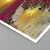Poster - Poster ohne Rahmen - See Blumen - 40x50 cm - Wand Produktbild-Vorschau 2
