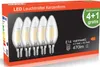 BLULAXA LED-Filament-Lampe, C35, EEK: F, E14, 4,5 W, 470 Produktbild-Vorschau 5