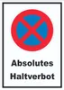 Absolutes Haltverbot Schild A0 (841x1189mm) Produktbild-Vorschau 1