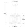 Globo Lighting závěsné svítidlo kov černý mat, skleněné Náhled obrázku produktu 20