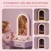 AIYAPLAY Kinder Schminktisch Set 2 in 1 Frisiertisch Produktbild-Vorschau 4