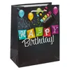 TSI Geschenktüten HAPPY BIRTHDAY SCHWARZ, 3er Packung, Produktbild-Vorschau 1