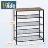 Vilde | Scarphiera in metallo - 5 livelli - 60x30x74 cm - Anteprima dell’immagine prodotto 4