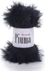 YarnArt Piuma Wolle 4420 Schwarz, Flauschig, 100% Produktbild-Vorschau 1