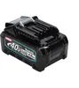 A black Makita battery pack with teal and white labeling sits on a white background. Anteprima dell’immagine prodotto