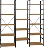 BEGRYF Regał na książki duży olcha półki 161x28x171 regał Podgląd zdjęcia produktu 1