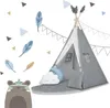 Nukido NK-406 Kinder-Tipi – grau Produktbild-Vorschau 12