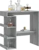 vidaXL Barový stůl s policí Grey Sonoma 100x50x101,5 cm Náhled obrázku produktu 4