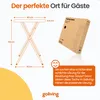 Goliving Bartisch Ø80x110cm - Stehtisch - Klappbar - Stabil Produktbild-Vorschau 5