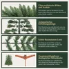 Salcar Künstlicher Weihnachtsbaum 150 cm Tannenbaum mit Produktbild-Vorschau 4