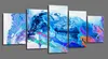 Visario Leinwandbild Abstraktes 200x100 cm – 5-teilig, Bild Produktbild-Vorschau 1