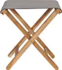vidaXL Chaises pliantes 2 pcs. Teck massif et tissu gris Voir les images du produit 2