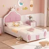 MODFU Kinderbett Polsterbett 90×200 cm mit Kopfteil in Produktbild-Vorschau 1