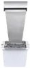 Cascata da giardino argento 52,4x34,2x82 cm in acciaio inox Anteprima dell’immagine prodotto 11