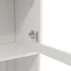 Merax Buffetschrank Hochschrank mit Glastüren und Produktbild-Vorschau 7
