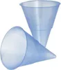Spitzbecher, PP 115 ml Ø 7,03 cm · 9,5 cm blau Blue Cone Produktbild-Vorschau 2