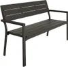 Zahradní lavice Line 2místná s hliníkovým rámem 128x59x88cm Náhled obrázku produktu 15