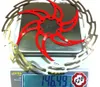 XLC Fahrrad Bremsscheibe Br-X02 MTB DISC 203mm Rot Produktbild-Vorschau 1