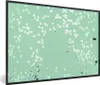 MuchoWow® MuchoWow® Gerahmtes Poster Mintgrünes Konfetti Produktbild-Vorschau 1
