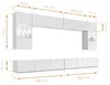 AX LIVING Wohnwand Modern Kossana 1 – 300 cm Breite, Produktbild-Vorschau 3