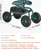 SucceBuy Fahrbarer Gartensitz mit All-Terrain-Rädern, Produktbild-Vorschau 6