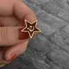 Uni Stern Hammer Sichel Kommunismus Symbol Emaille Brosche Produktbild-Vorschau 5