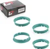 4x Zentrierringe Türkis Alufelgen Ø 70,0 mm - Ø 66,6 mm für Produktbild-Vorschau 1