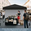 COSTWAY Gazebo pop up 3x3m, gazebo pieghevole con 1 parete Anteprima dell’immagine prodotto 2