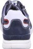 The back view of a blue Mustang sneaker. Produktbild-Vorschau