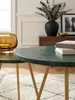 Beistelltisch aus echtem Marmor, Green & Gold Design, Produktbild-Vorschau 4