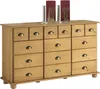 Kommode Schubladenschrank Landhauskommode Sideboard COLMAR Produktbild-Vorschau 1